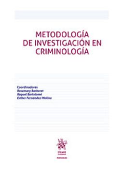 portada Metodología de Investigación en Criminología (in Spanish)