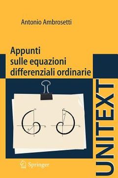 portada Appunti Sulle Equazioni Differenziali Ordinarie (en Italiano)
