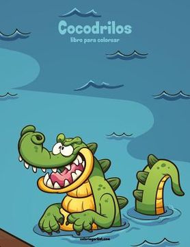 portada Cocodrilos libro para colorear 1 (in Spanish)