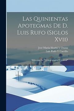 portada Las Quinientas Apotegmas de d. Luis Rufo (in Spanish)