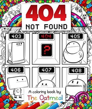portada 404 Not Found: A Coloring Book by the Oatmeal