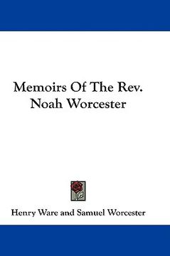 portada memoirs of the rev. noah worcester