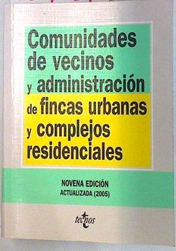 portada Comunidades de Vecinos y Administracion de Fincas Urbanas y Compl Ejos Residencia