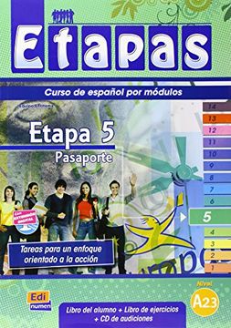 portada Etapas Level 5 Pasaporte - Libro del Alumno/Ejercicios + CD