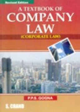 portada A Textbook of Company law Corporate law