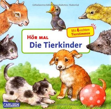 portada Hör mal: Die Tierkinder (en Alemán)