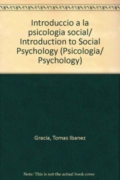 portada Introduccio a la Psicologia Social (in Catalá)