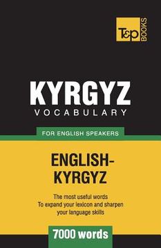 portada Kyrgyz vocabulary for English speakers - 7000 words (en Inglés)