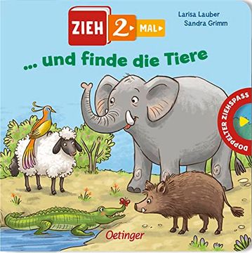 portada Zieh 2-Mal: Und Finde die Tiere (en Alemán)