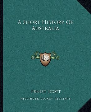 portada a short history of australia (en Inglés)