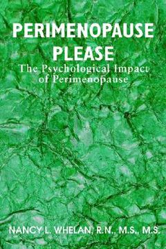 portada perimenopause please: the psychological impact of perimenopause (in English)