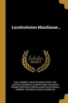 portada Lucubrationes Manilianae... (in Latin)