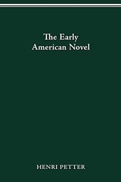 portada The Early American Novel (en Inglés)