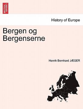 portada Bergen Og Bergenserne (in Noruego)