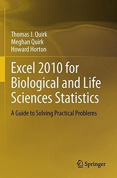 portada excel 2010 for biological and life sciences statistics: a guide to solving practical problems (in English)