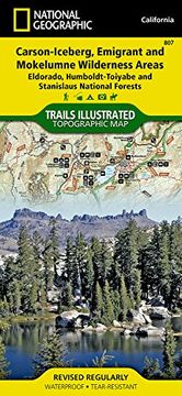 portada Carson-Iceberg, Emigrant, and Mokelumne Wilderness Areas [Eldorado, Humboldt-Toiyabe, and Stanislaus National Forests] (National Geographic Trails Illustrated Map)
