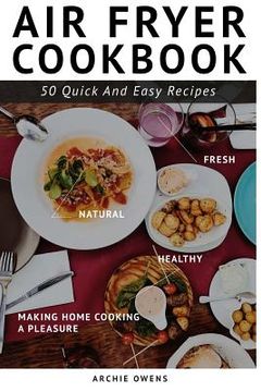 portada Air Fryer Cookbook. 50 Easy, fast, and healthy Recipes (en Inglés)