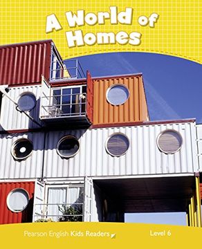 portada Penguin Kids 6 a World of Homes Reader Clil (Pearson English Kids Readers) - 9781408288160 (Penguin Kids Level 6) (en Inglés)
