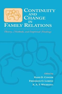 portada Continuity and Change in Family Relations: Theory, Methods and Empirical Findings (en Inglés)