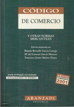 portada Codigo de Comercio y Otras Normas Mercantiles (Ed. 2001)
