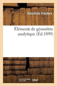 portada Éléments de Géométrie Analytique (in French)