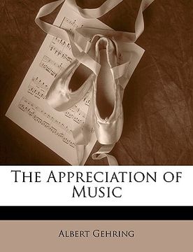 portada the appreciation of music (en Inglés)