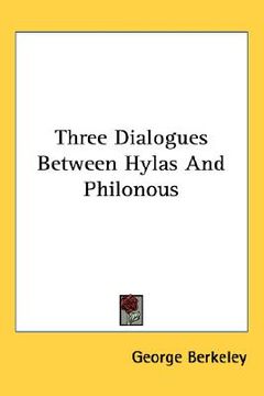portada three dialogues between hylas and philonous (en Inglés)