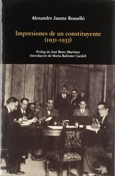 portada Impresiones de un constituyente (1931-1933)