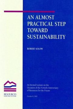 portada an almost practical step toward sustainability (en Inglés)