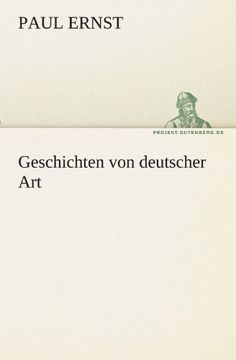 portada Geschichten von deutscher Art (TREDITION CLASSICS) (German Edition)