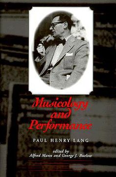 portada musicology and performance (en Inglés)
