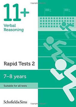 portada 11+ Verbal Reasoning Rapid Tests Book 2: Year 3, Ages 7-8 (en Inglés)