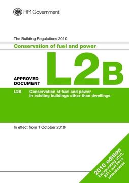 portada Approved Document L2b: Conservation of Fuel and Power (Existing Buildings Other Than Dwellings)