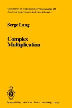 portada complex multiplication (en Inglés)