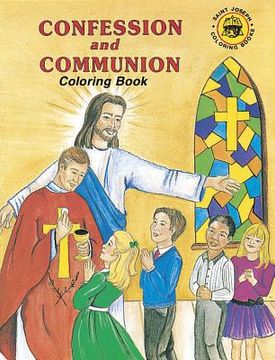 portada confession and communion coloring book (in English)