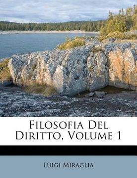 portada Filosofia del Diritto, Volume 1 (in Italian)