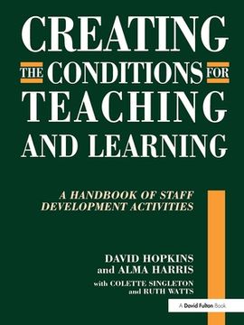 portada creating conditions for teaching and learning (en Inglés)