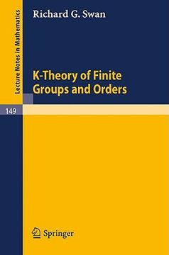 portada k-theory of finite groups and orders (en Inglés)