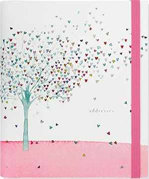 portada Tree of Hearts Large Address Book (en Inglés)