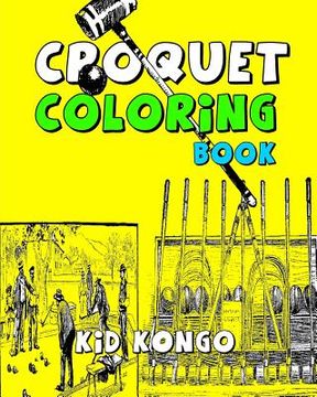 portada Croquet Coloring Book (en Inglés)