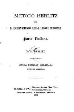 portada Metodo Berlitz per l'insegnamento delle lingue moderne, Parte italiana (en Italiano)