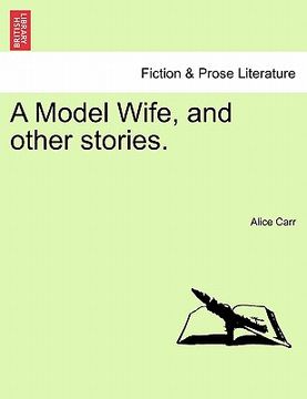 portada a model wife, and other stories. (en Inglés)