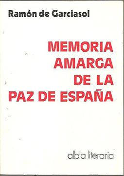 portada Memoria Amarga de laz paz de España