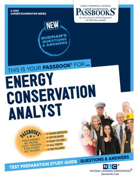 portada Energy Conservation Analyst (C-2035): Passbooks Study Guide Volume 2035 (in English)