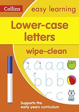 portada Lower Case Letters Age 3-5 Wipe Clean Activity Book (Collins Easy Learning Preschool) (en Inglés)