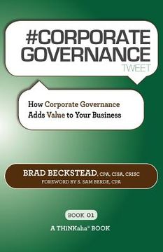 portada # corporate governance tweet book01: how corporate governance adds value to your business (en Inglés)