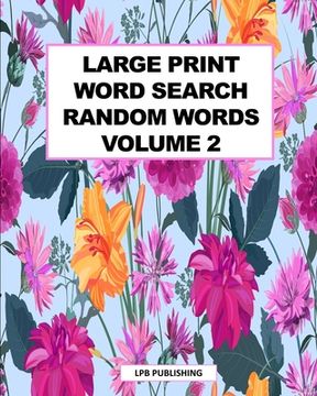 portada Large Print Word Search: Random Words Volume 2