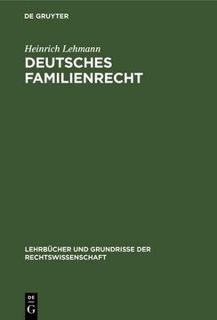 portada Deutsches Familienrecht (en Alemán)