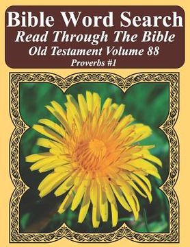 portada Bible Word Search Read Through The Bible Old Testament Volume 88: Proverbs #1 Extra Large Print (en Inglés)