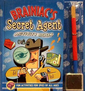 portada brainiac ` s secret agent activity book: fun activities for spies of all ages (en Inglés)